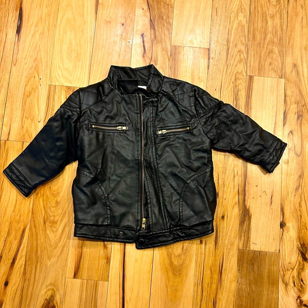 Vegan leather size 2T jacket